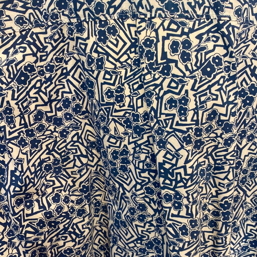 Robert Graham Blue Patterned Button Down Shirt Sl… - image 6